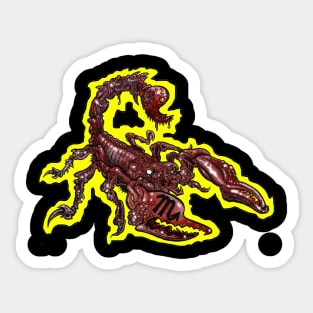 Zombie Art : ZOMBIE ZODIAC HORRORSCOPE (Scorpio) T-Shirt Sticker